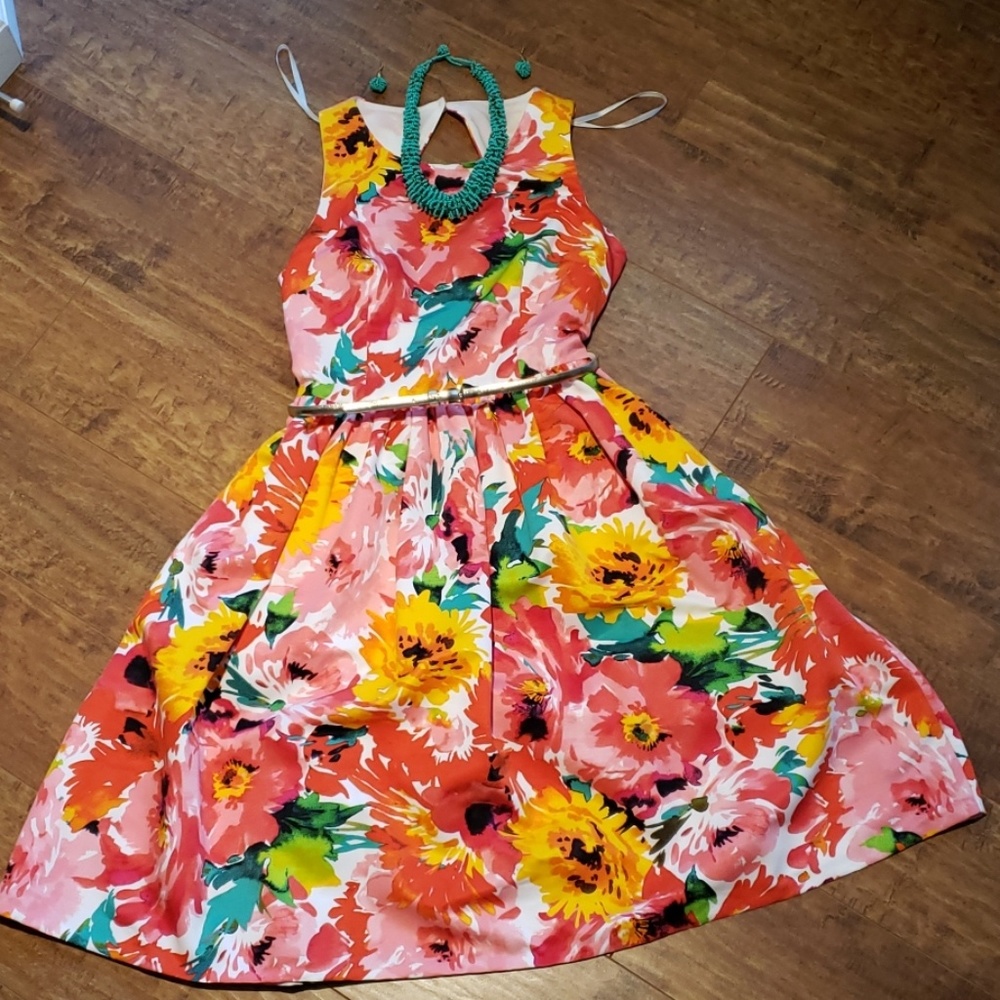Eliza J Floral dress